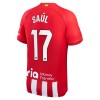 Original Fußballtrikot Atlético Madrid Saul 17 Heimtrikot 2023-24 Für Herren